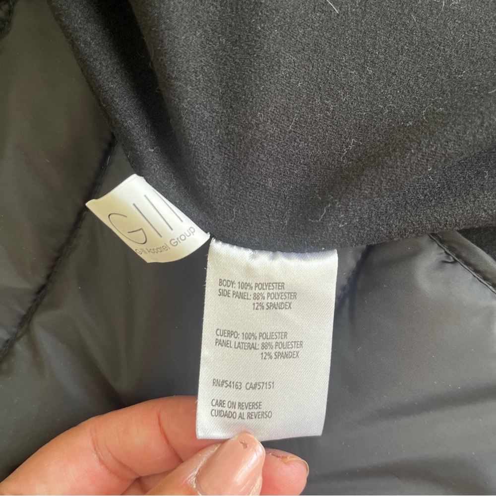 LA Kings Women's Black Puffer Vest Quilted Medium Pockets - Picture 8 of 16